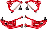 AAK322R Front Upper & Lower A-Arms for 1970-1981 GM F-Body, 1975-1979 GM X-Body [Red Powder Coat] - image 1