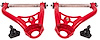 AAU311R Front Upper A-Arms for 1967-1969 GM F-Body, 1968-1974 GM X-Body [Red Powder Coat] - image 1
