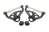 AAU462H Upper Control Arms w/Delrin Bushing & 1/2 in. Taller Ball Joints for Select 1978-1987 GM Cars (Black Hammertone) - image 1