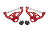AAU462R Upper Control Arms w/Delrin Bushings & 1/2 in. Taller Ball Joints for Select 1978-1987 GM Cars (Red) - image 1