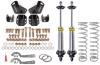 Rear Coil-Over Conversion Kit with Single-Adjustable Coil-Over Shocks, 1964-1972 GM A-Body - Black Hammertone Finish - image 1