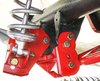 Rear Coil-Over Conversion Kit with Lower Control Arm Relocation Brackets 1964-1972 GM A-Body - Red Powder-Coated Finish - image 4