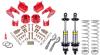 Rear Coil-Over Conversion Kit w/ Lower Control Arm Brackets, Double-Adjustable Shocks, 1964-72 GM A-Body - Red Powder-Coated - image 1