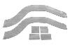 Rear Frame Notch Kit 1978-1988 GM G-Body - image 1