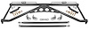 Harness Bar Kit for 2015-2001 Ford Mustang [Black] - image 1