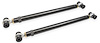 LCA1864H Adjustable Rear Lower Control Arms Fits Select Ford Bronco [Black Hammertone]