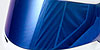 Replacement Shield - Blue Chrome Fits: M4, M4 Top Air, M4 Pro, and M4 Pro Xtra - image 1