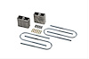 Lowering Block Kit 4" Drop for 2.5" to 3" Wide Leaf Springs - image 1