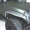 Flat-Style Aluminum Tube Fender Flares 2007-2018 Jeep Wrangler JK - image 2