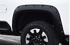 Pocket Style Rear Fender Flares Chevy Silverado 2500/3500 HD - Matte Black Smooth Finish - image 1