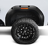 Pocket Style Rear Fender Flares GMC Sierra 2500HD/3500HD - Matte Black Smooth Finish - image 1