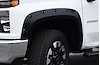 Pocket Style Front Fender Flares Chevy Silverado 2500/3500 HD - Matte Black Smooth Finish - image 1