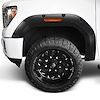 Pocket Style Front Fender Flares GMC Sierra 2500HD/3500HD - Matte Black Smooth Finish - image 1