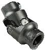 Steel U-Joint 1"-48 spline x 3/4" smooth bore