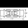 Steering Universal Joint Double Steel 3/4DD X 3/4-30 - image 2