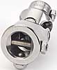 Polished Stainless Double D U-Joint 3/4"-36 spline x 1" DD - image 2