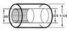 Steering Coupler Steel 13/16-12 X 1-in Smooth Bore - image 2