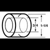 3/4 X 1-1/4in OD Adapter - Stainless - image 2