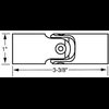 Pin & Block U-Joint 1" OD, 5/8"-36 x 5/8" Smooth Bore - image 2