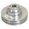 Two Row Add On Crank Pulley Ford 292/312 Y-Block Motors Machine Finish Aluminum - image 1