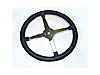 Bell Style 4 Spoke Steering Wheel Leather Grip - image 1