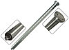 Traditional style 26" long economy brushed stainless steel steering column. - image 1