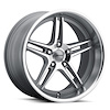 B318806147TM B3 Flo-Lite Wheel [Size: 18" x 8"] Titanium Machined Finish