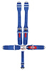 11003DB-Q Racing Harness [5-Point, 3 in., Latch and Link, Pull-Down, Blue, Bolt-In] - image 1
