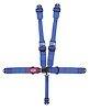 11003PRB-Q Racing Harness [5-Point, 3 in., Latch and Link, Pull-Down, Blue, Bolt-In] - image 1