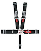 11014B Latch and Link Harness [5-Point, 3 in Belts, 50 in Length, Pull-Down, Black Hardware, Wrap-Around, Black] - image 1