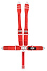 11042PRB-Q Racing Harness [5-Point, 3 in., Latch and Link, Pull-Down, Red, Clip-In] - image 1