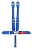 11043DB-Q Racing Harness [5-Point, 3 in., Latch and Link, Pull-Down, Blue, Clip-In] - image 1