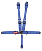 11043PRB-Q Racing Harness [5-Point, 3 in., Latch and Link, Pull-Down, Blue, Clip-In]
