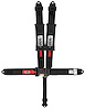 11054PRB Quick Adjust Latch and Link Harness [5-Point, 3 in Belts, Pull-Down, Dog Bone, Individual, Black Hardware] - image 1