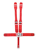 11062DB-Q Racing Harness [5-Point, 3 in., Quick-Adjust, Pull-Down, Red, Bolt-In] - image 1