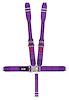 11065DB-Q Racing Harness [5-Point, 3 in., Quick-Adjust, Pull-Down, Purple, Bolt-In] - image 1