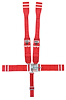 11072BDB-Q Racing Harness [5-Point, 3 in., Quick-Adjust, Pull-Down, Red, Wrap-Around] - image 1