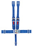 11073DB-Q Racing Harness [5-Point, 3 in., Quick-Adjust, Pull-Down, Blue, Wrap-Around] - image 1