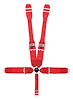 11102DB-Q Racing Harness [5-Point, 3 in., Cam-Lock, Pull-Down, Red, Bolt-In] - image 1