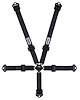 11104-2 Kamlock Harness [5-Point, 2 in Belts, 50 in Length, Pull-Down, Bolt-In, SFI 16.1, Black]