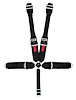 11104DB Kamlock Harness [5-Point, 3 in Belts, 50 in Length, Pull-Down, Dog Bone, Individual, Bolt-In, Black]