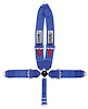 11122A-Q Racing Harness [5-Point, 3 in., Cam-Lock, Pull-Down, Red, Bolt-In] - image 1
