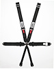11144-6B 6-Point Kam Lock V-Harness Safety Harness [50 in., Black] - image 1