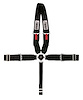 11164 Kamlock Harness [5-Point, 3 in Belts, 50 in Length, Pull-Up, Dragster Harness, Fire Rated Material, Wrap-Around] - image 1