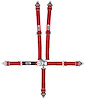 11182A-Q Junior Racing Harness [5-Point, 2 in., Latch and Link, Pull-Up, Red, Wrap-Around] - image 1