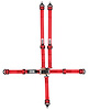 11182B-Q Junior Racing Harness [5-Point, 2 in., Latch and Link, Pull-Down, Red, Bolt-In] - image 1