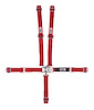 11182WB-Q Junior Racing Harness [5-Point, 2 in., Latch and Link, Pull-Up, Red, Wrap-Around] - image 1