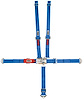 11183B-Q Junior Racing Harness [5-Point, 2 in., Latch and Link, Pull-Down, Blue, Bolt-In] - image 1
