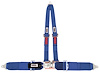 11193 Latch and Link Harness [4-Point, 3 x 2 in Belts, Sand Car, V-Harness, Bolt-In, Blue] - image 1