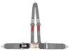 11196 Latch and Link Harness [4-Point, 3 x 2 in Belts, Sand Car, V-Harness, Bolt-In, Gray] - image 1
